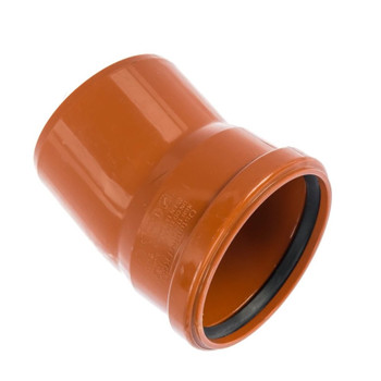 Изображение товара Отвод канализационный наружный 110мм 15° Ostendorf ПВХ для наружной канализации