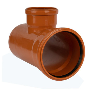 Изображение товара Наружный канализационный тройник 160х110мм Ostendorf 90° из ПВХ