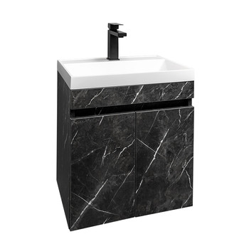 Тумба подвесная Garda Izeo 50см с раковиной Altais 50см креатель