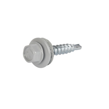 Саморез кровельный 4,8х29мм серый (Ral 7004) 250шт Daxmer