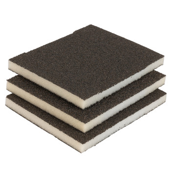 Изображение товара Губки шлифовальные P60-120 Matrix мягкая жесткость 125х100х10мм 3 шт