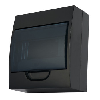 Щит распределительный навесной ЩРН-П-8 IP41 пластиковый черный 8 модулей IEK