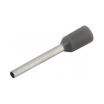 Наконечник штыревой НШВИ 0,75мм² серый 100шт MaxConnect