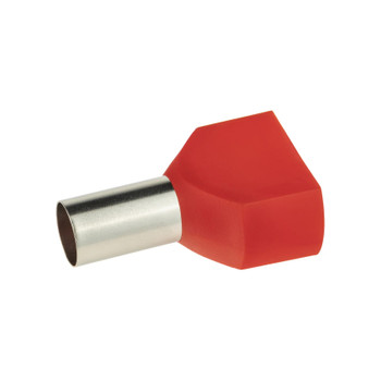 Наконечник штыревой двойной НШВИ2 16 мм² 20-25шт Duwi