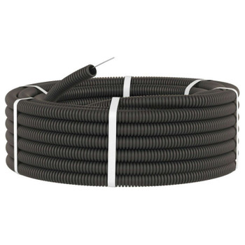 Труба гофрированная ПНД 20мм с протяжкой черная 100м УралПак