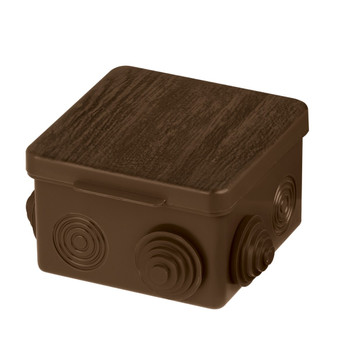 Коробка распределительная накладная бук IP54 80х80х50мм TDM