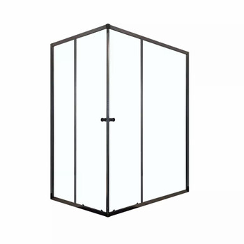 Душевой уголок Domani-spa Cube 80х80см стекло прозрачное 4мм