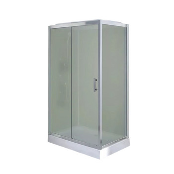 Душевая кабина Comforty низкий поддон 120х80см стекло матовое 4мм
