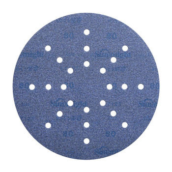 Изображение товара Круг шлифовальный Sunmight Sapphire Ceramic Film Р120 125 мм 24 отв. 5 шт