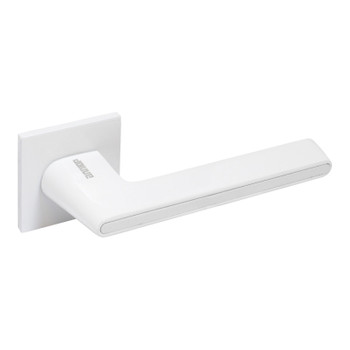 Изображение товара Комплект ручек Аллюр Адель W/W белый матовый - современное решение для дверей