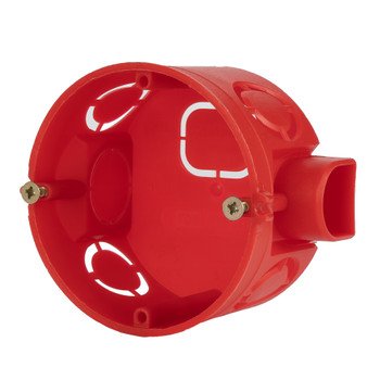 Коробка установочная 68х42мм для сплошных стен с соединителем 300шт TDM