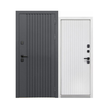 Изображение товара Входная дверь Luxor Termo с терморазрывом графит/белый 860мм