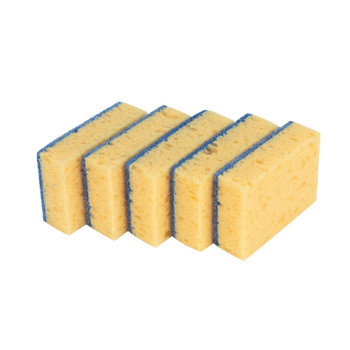 Изображение товара Губки для посуды OfficeClean крупнопористый поролон 100х70х30 мм 5 шт