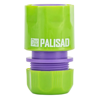 Соединитель пластмассовый быстросъемный для шланга 1/2" Palisad