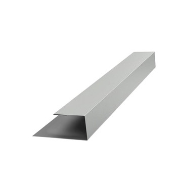 Изображение товара Профиль J металлический 24х18х3000мм (RAL 9003) белый