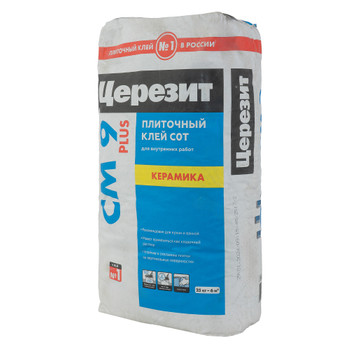 Клей для плитки Церезит СМ 9 C0 T, 25 кг
