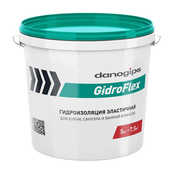 Изображение товара Гидроизоляция полимерная Danogips GidroFlex 5кг