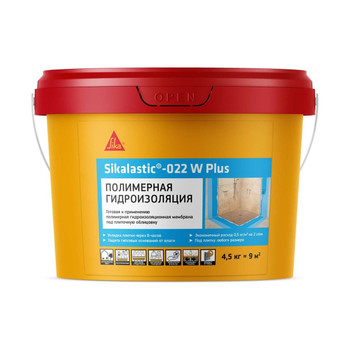 Изображение товара Гидроизоляция акриловая Sikalastic-022 W Plus 4,5кг