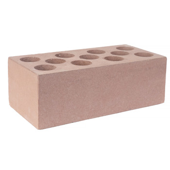 Изображение товара Кирпич облицовочный силикатный полуторный пустотелый М150-200 коричневый ВЗКГ