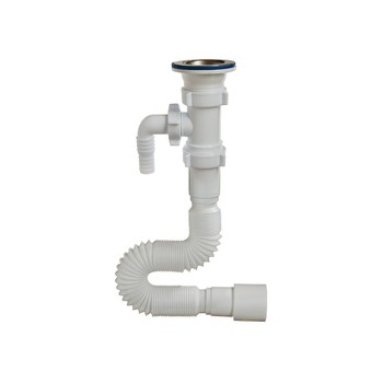 Изображение товара Гибкая труба с выпуском 1 1/2" х 40/50 длиной 1325 мм