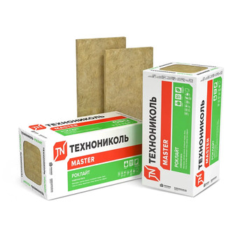 Изображение товара Утеплитель каменная вата Технониколь Роклайт 1200х600х50мм 35кг/м³ для теплоизоляции