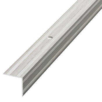 Изображение товара Угловой профиль ПУ дуб арктик 20x1350 мм алюминиевый декоративный Белый Bonkeel