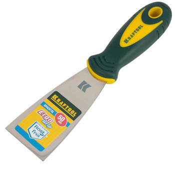 Изображение товара Малярный шпатель Kraftool 50 мм из нержавеющей стали для отделочных работ