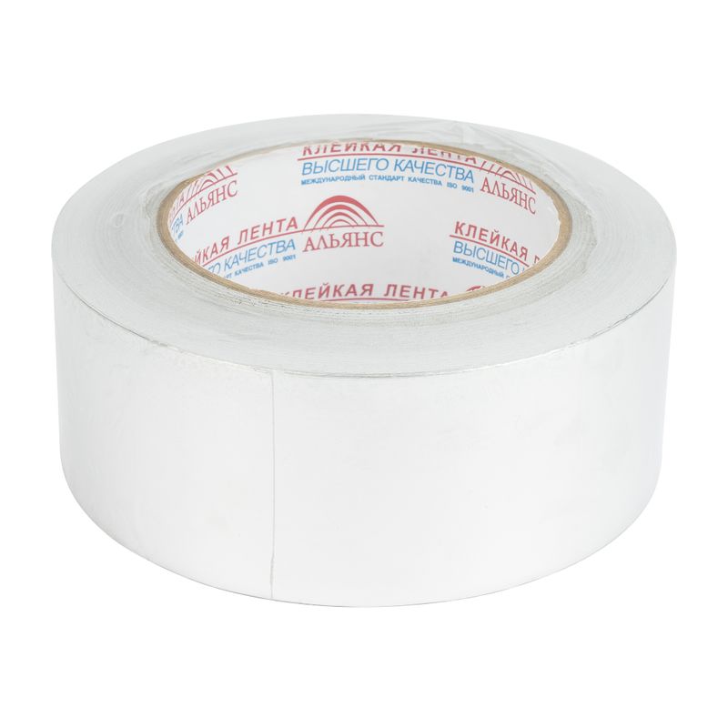 Лента клейкая алюминиевая 48 мм 50 м