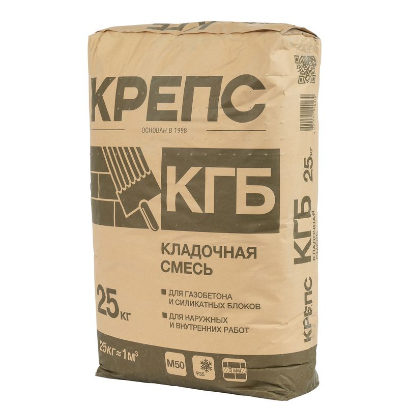 Смесь кладочная Крепс КГБ М-50 25кг