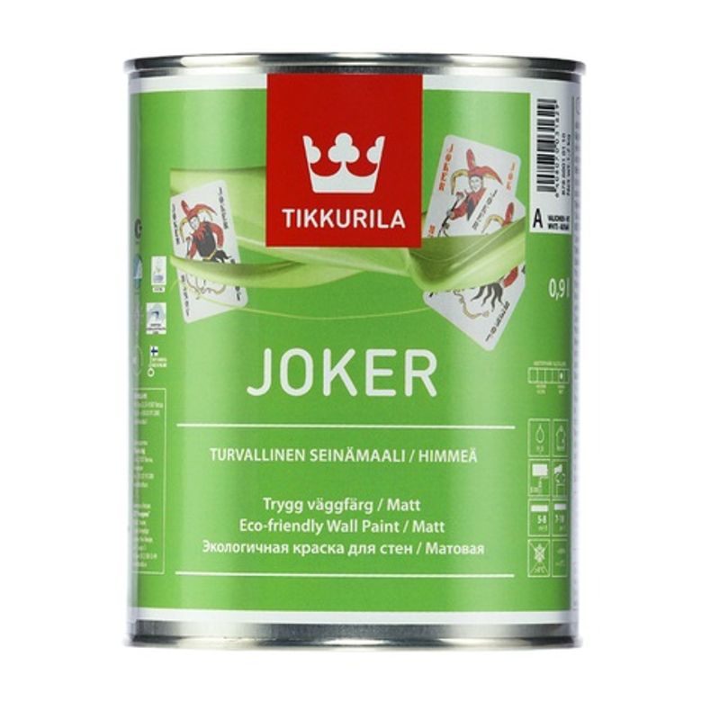 Краска Тиккурила Joker интерьерная гипоаллергенная мат., 2,7л