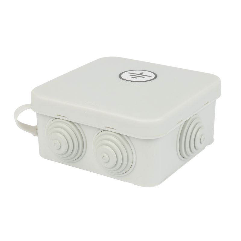 Коробка уравнивания потенциалов накладная серая IP55 85x85x40 мм Hegel