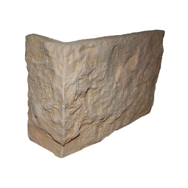Искусственный камень угловой Рваный Камень Макси 52х180х123 мм