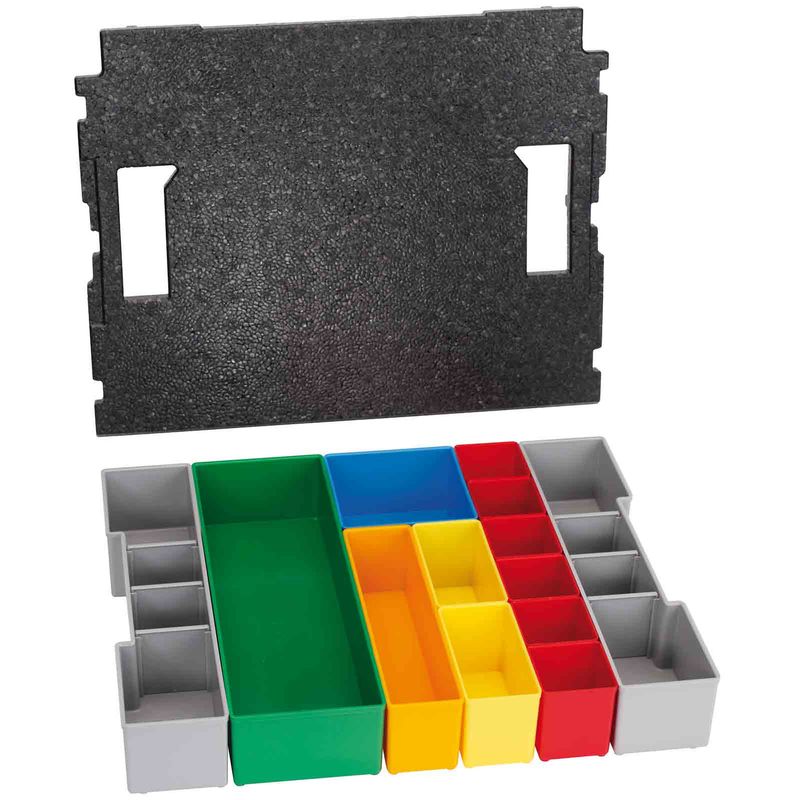 Набор контейнеров для хранения мелких деталей Bosch Professional L-BOXX 102 inset box, 13 шт