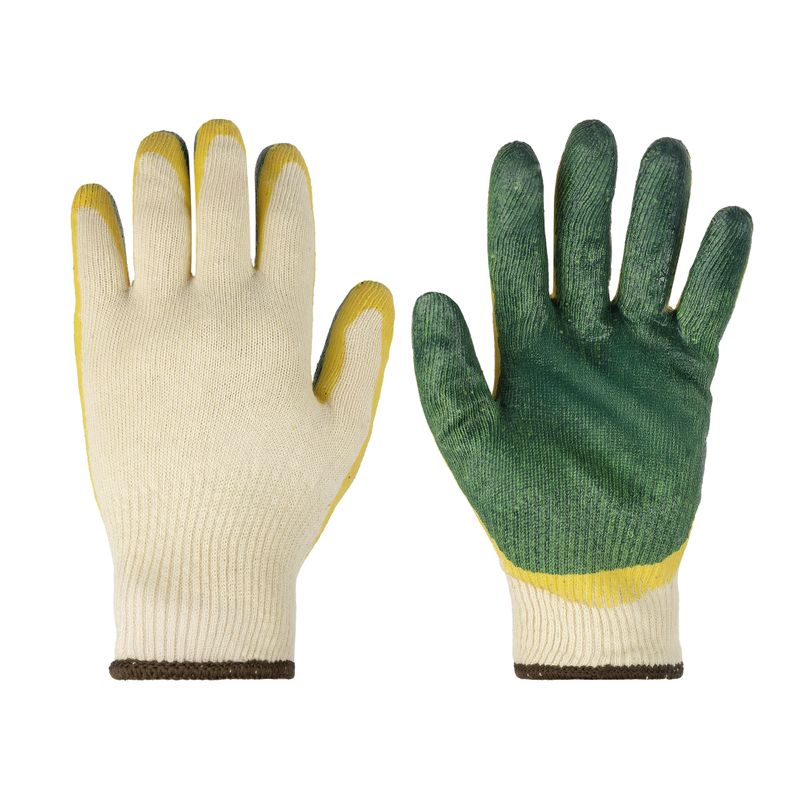 Перчатки х/б утепленные с двойным обливным латексным покрытием