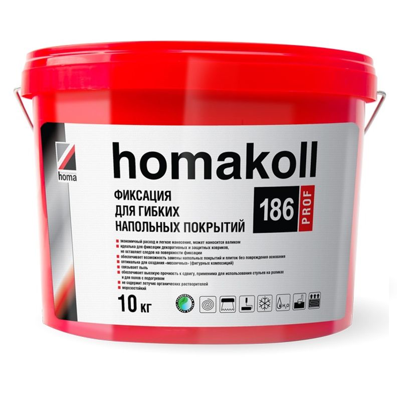 Клей Homakoll фиксация 186 Prof, 10 кг