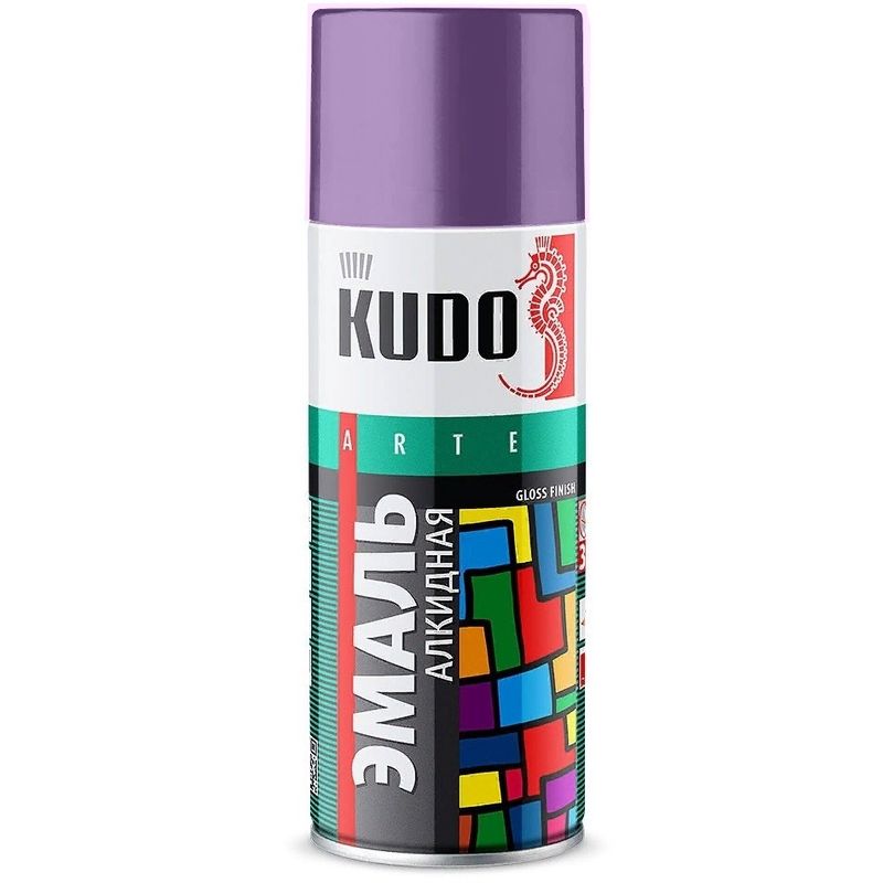 Эмаль аэрозольная Kudo фиолетовая RAL 4001 520 мл