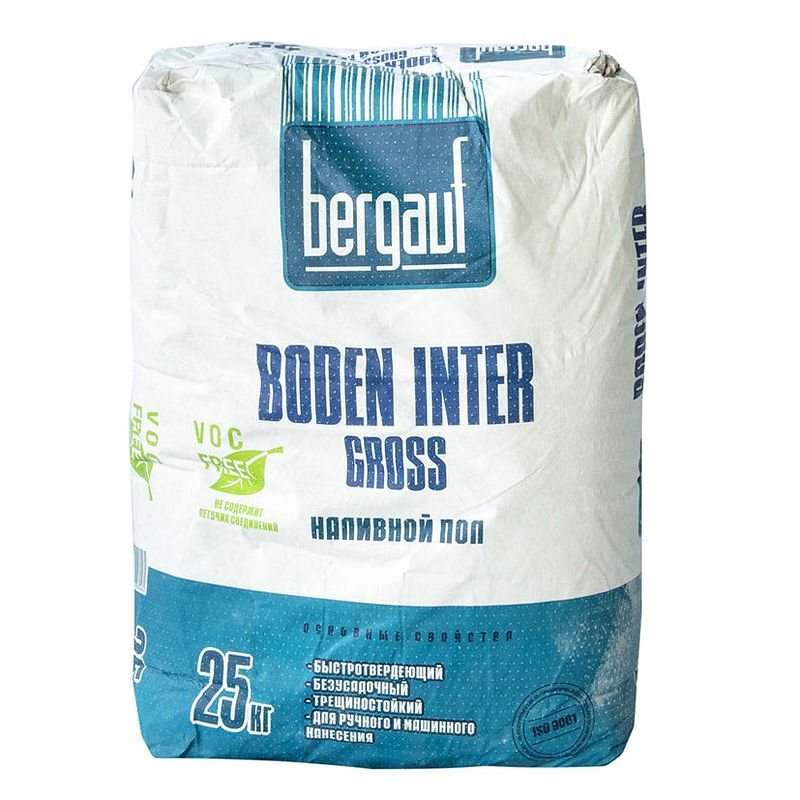 Ровнитель комплексный Bergauf Boden inter gross, 25 кг