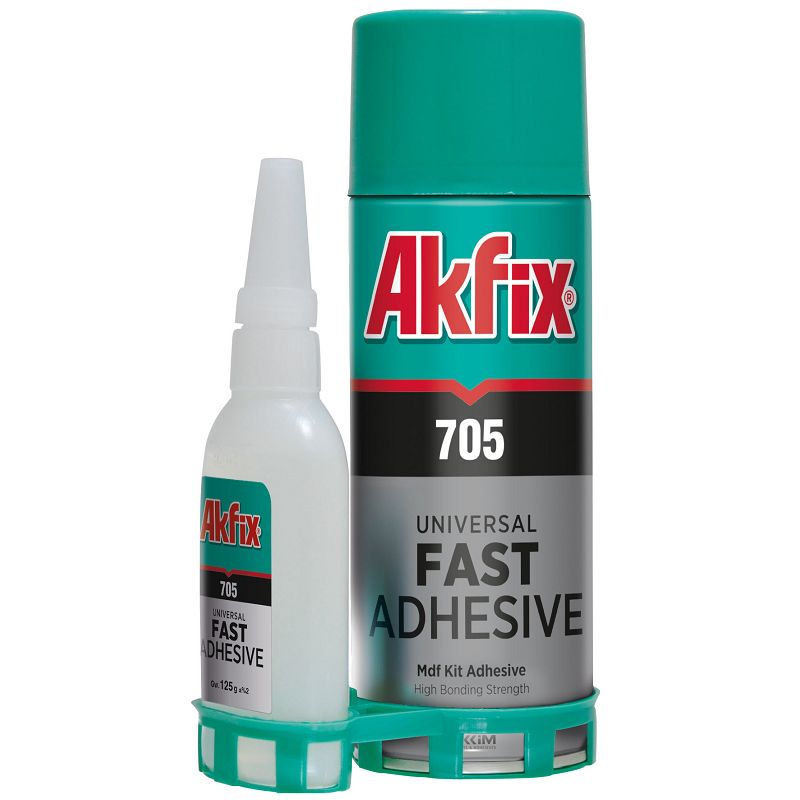 Набор для экспресс склеивания Akfix 705 (65 гр. + 200 мл аэрозоль)