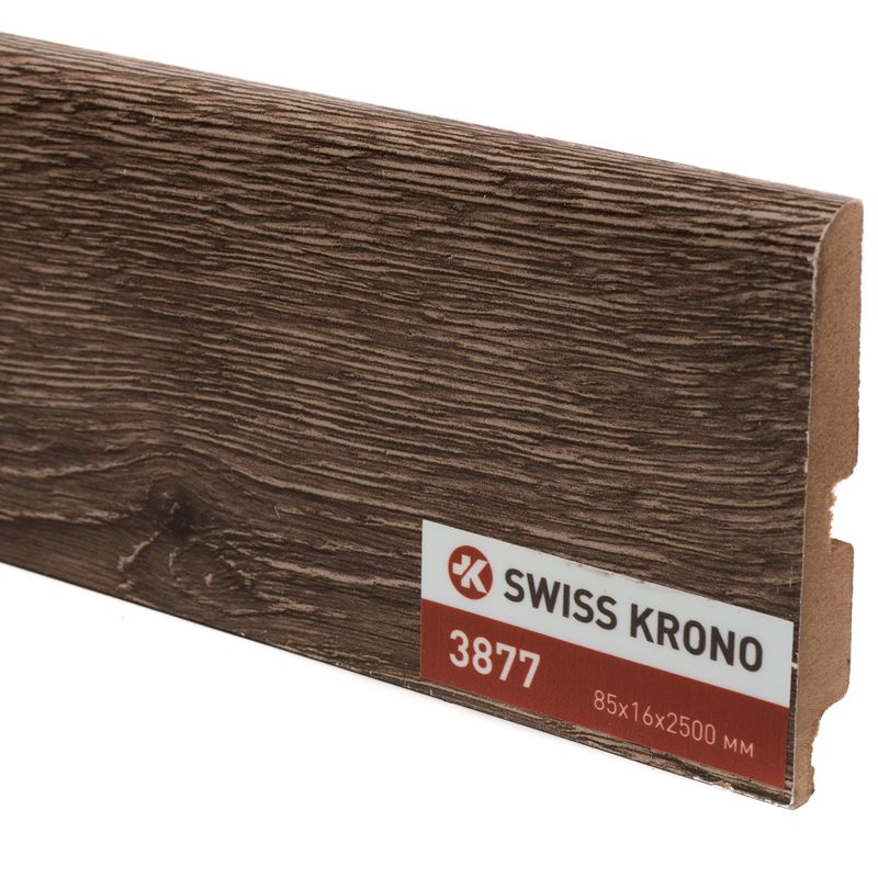 Плинтус Kronopol P85 3877 Malbek Oak 2500х85х16 мм