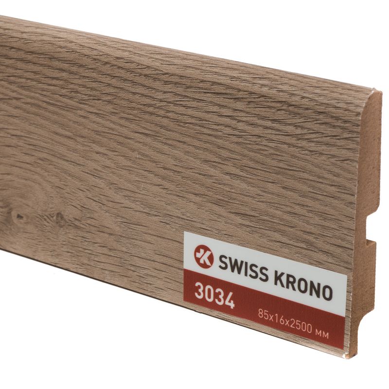 Плинтус Kronopol P85 3034 Ferrara Oak 2500х85х16 мм