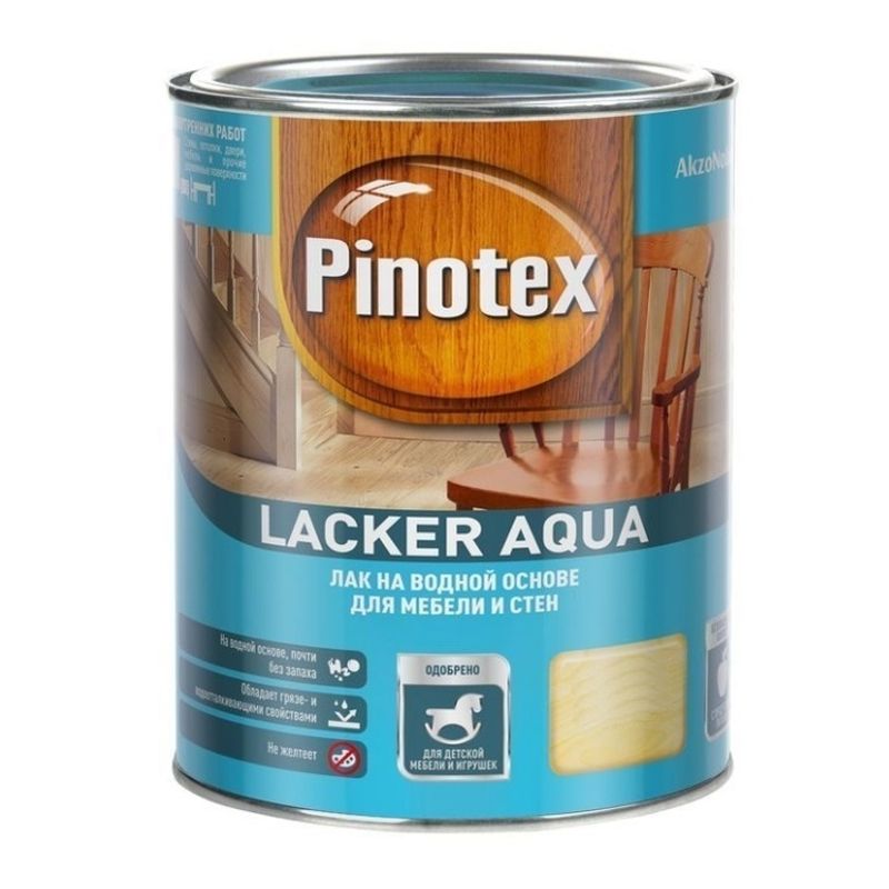 Лак на водной основе Pinotex Lacker Aqua 10 матовый, 1 л