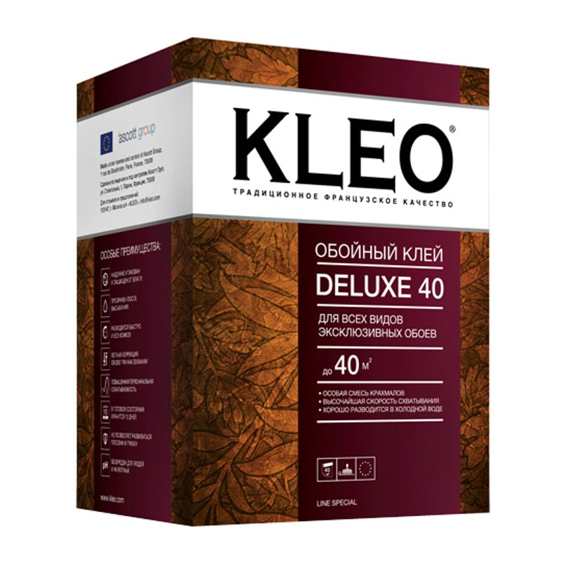 KLEO DELUXE 40, Клей для эксклюзивных обоев