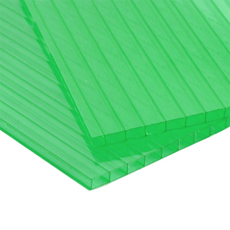 Сотовый поликарбонат зеленый 4мм 2,1х6м Соталюкс