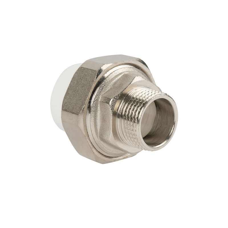 Муфта полипропиленовая 25х3/4" НР комбинированная разъемная TEBO