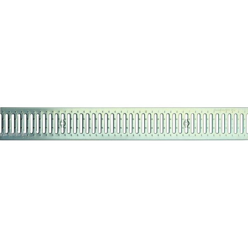 Решетка водоприемная Norma 1000х134х22 мм штампованная стальная оцинкованная