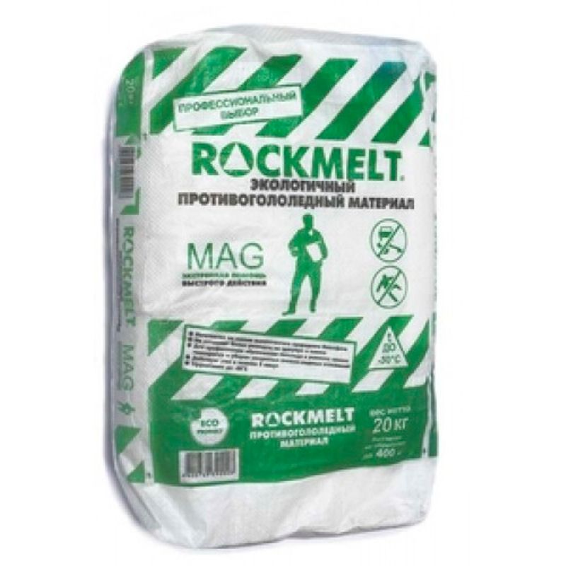 Противогололедный реагент Rockmelt MAG мешок 20 кг
