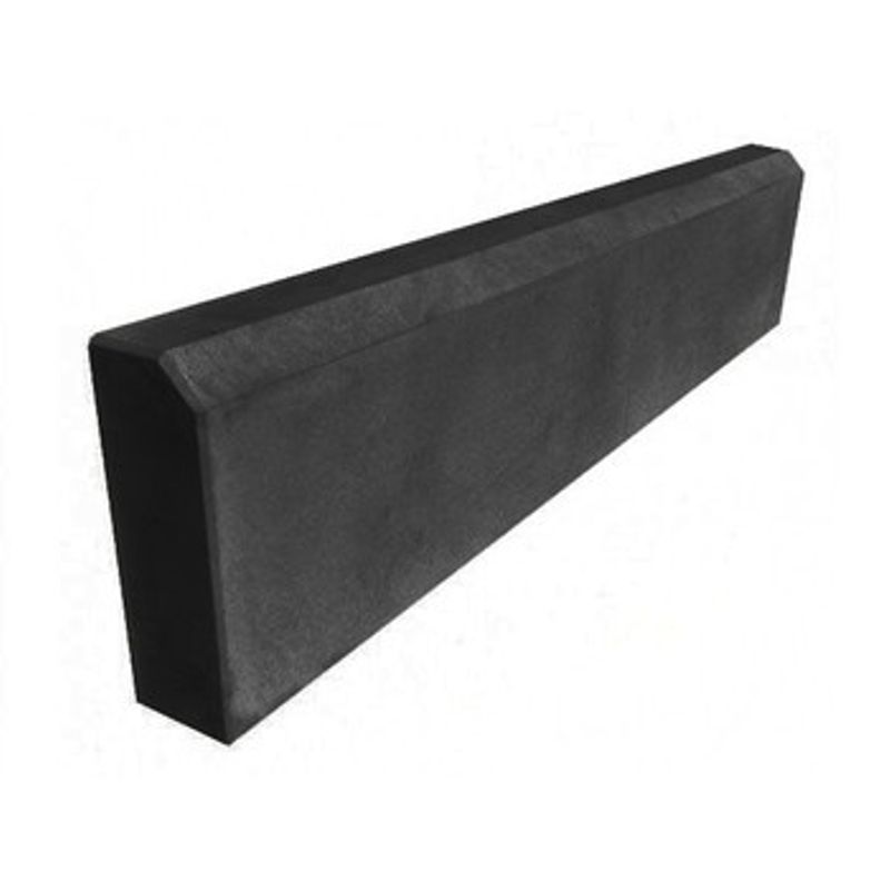 Бордюр тротуарный ЭКО-плит черный мрамор 500х210х70 мм