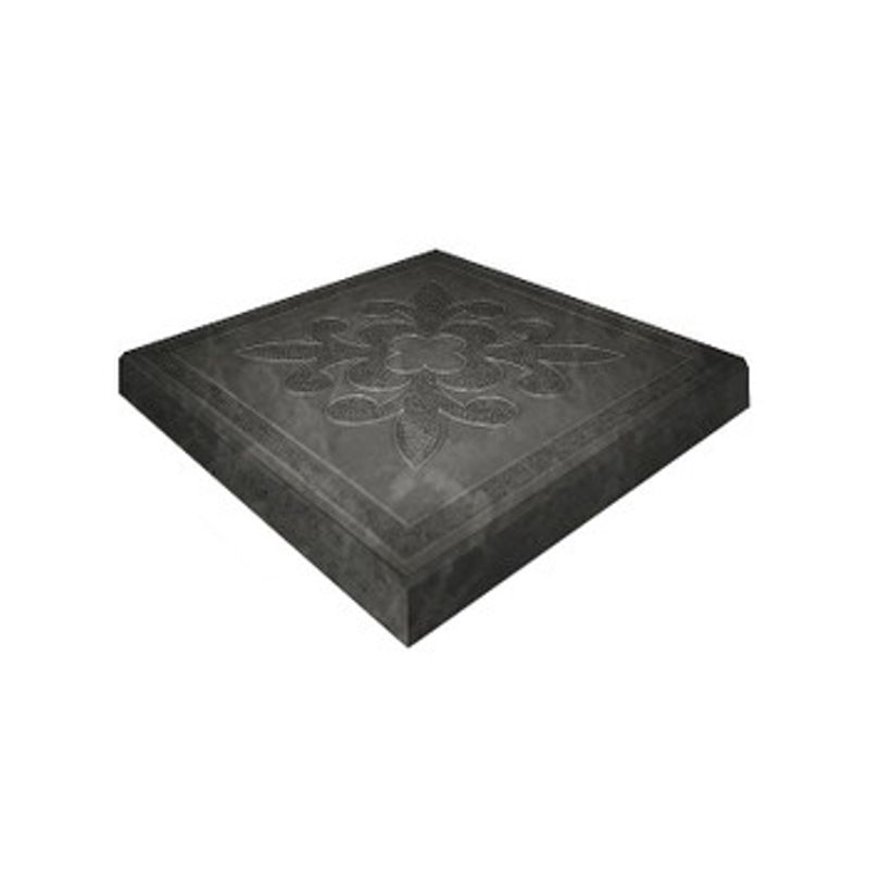 Плитка тротуарная ЭКО-плит Краковская черная 300х300х30 мм