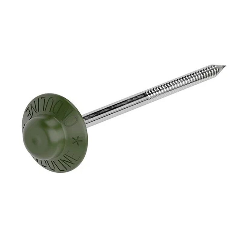 Гвоздь для ондулина зеленый