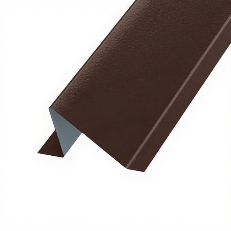 Планка снегозадержатель 95х65х2000 ПЭ-01-8017-0,45 коричневый шоколад